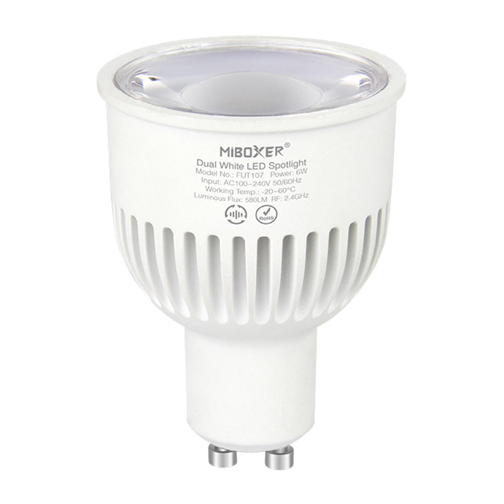 FUT107 - 6W GU10 Dual White LED Spotlight (2.4G)