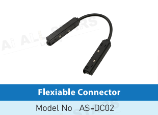 AS-DC02 - Black Flexible L Connector