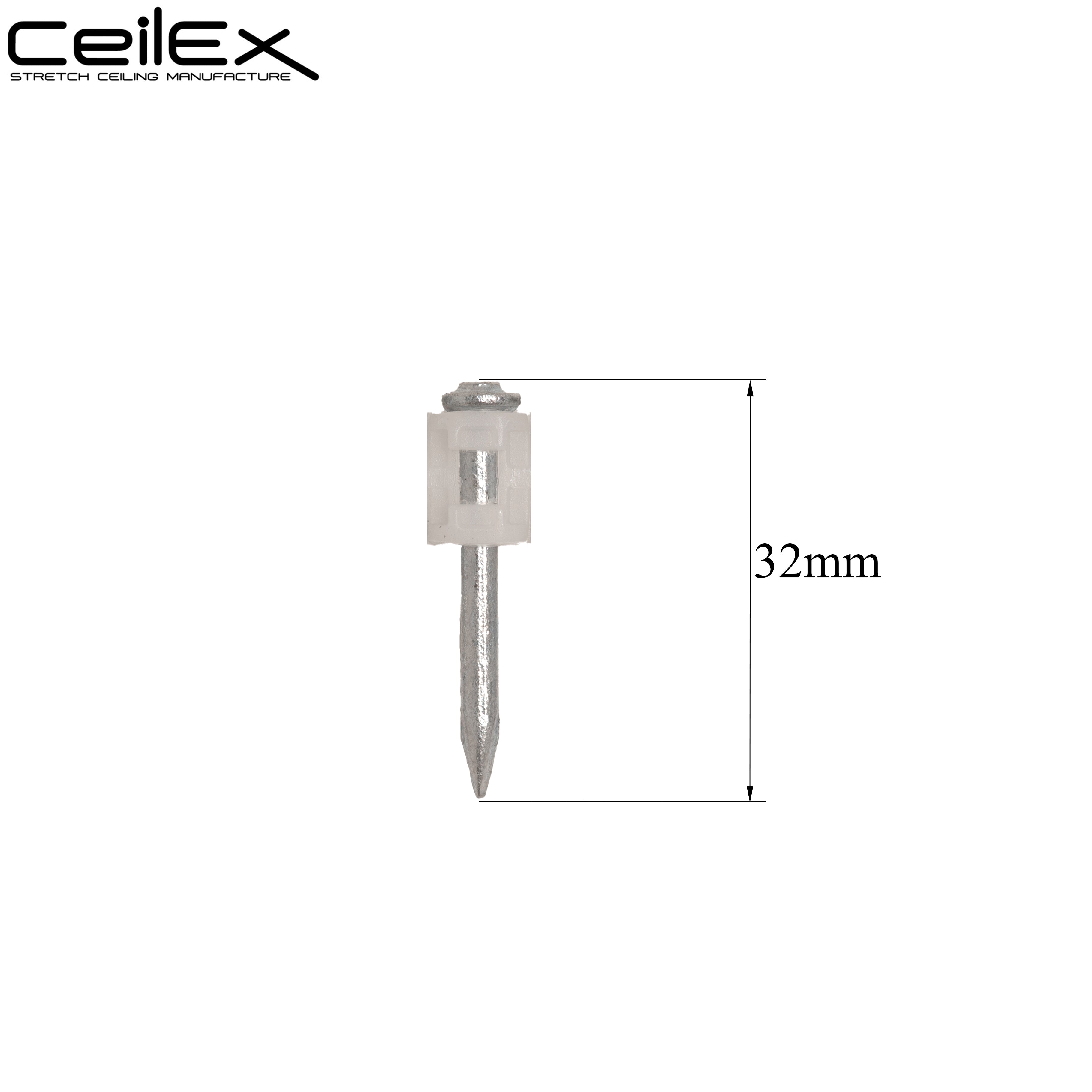 1000x Collated Concrete Nails 1 1/4'' (32mm) - for Hilti GX3/GX100/GX120