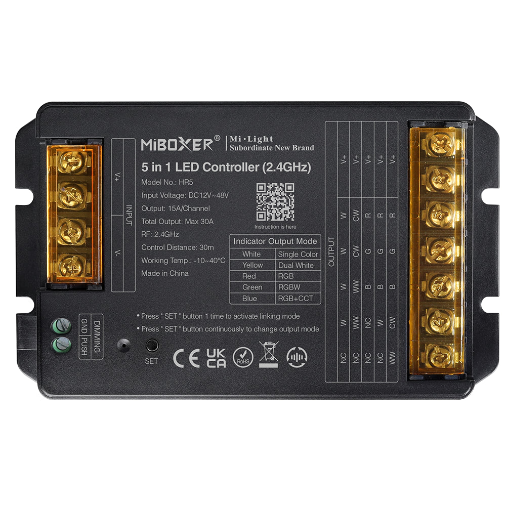 HR5 - 5 in 1 LED Controller (2.4GHz) Output Max 30A