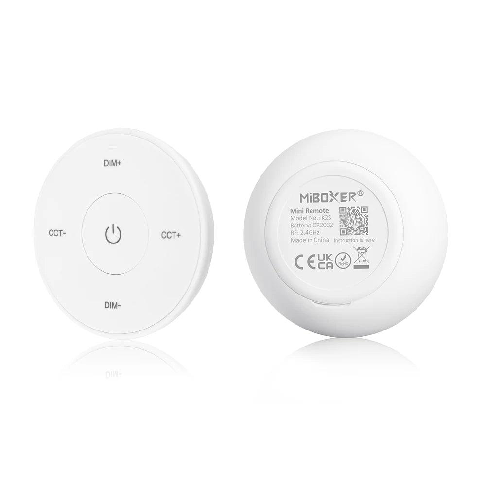 K2S-W - 1-Zone Mini CCT Remote (2.4GHz) White