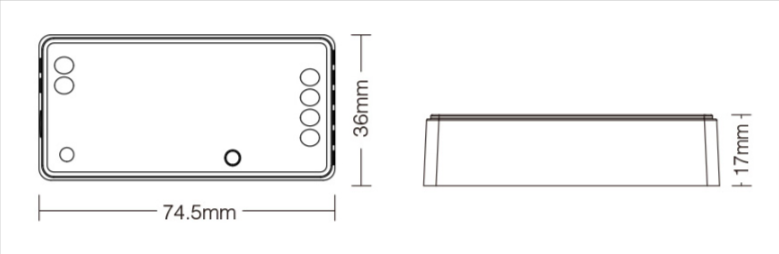 LC2-ZR - 2 Wires 2 in 1 LED Controller (Zigbee 3.0+ 2.4G)