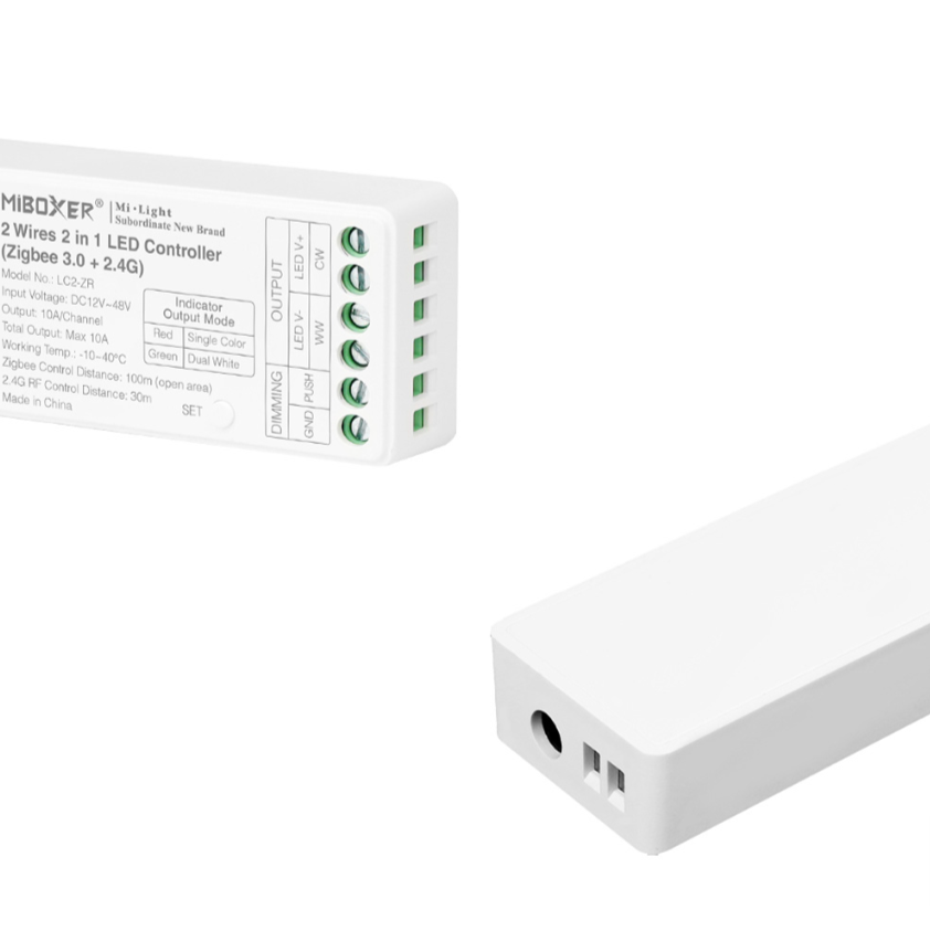 LC2-ZR - 2 Wires 2 in 1 LED Controller (Zigbee 3.0+ 2.4G)