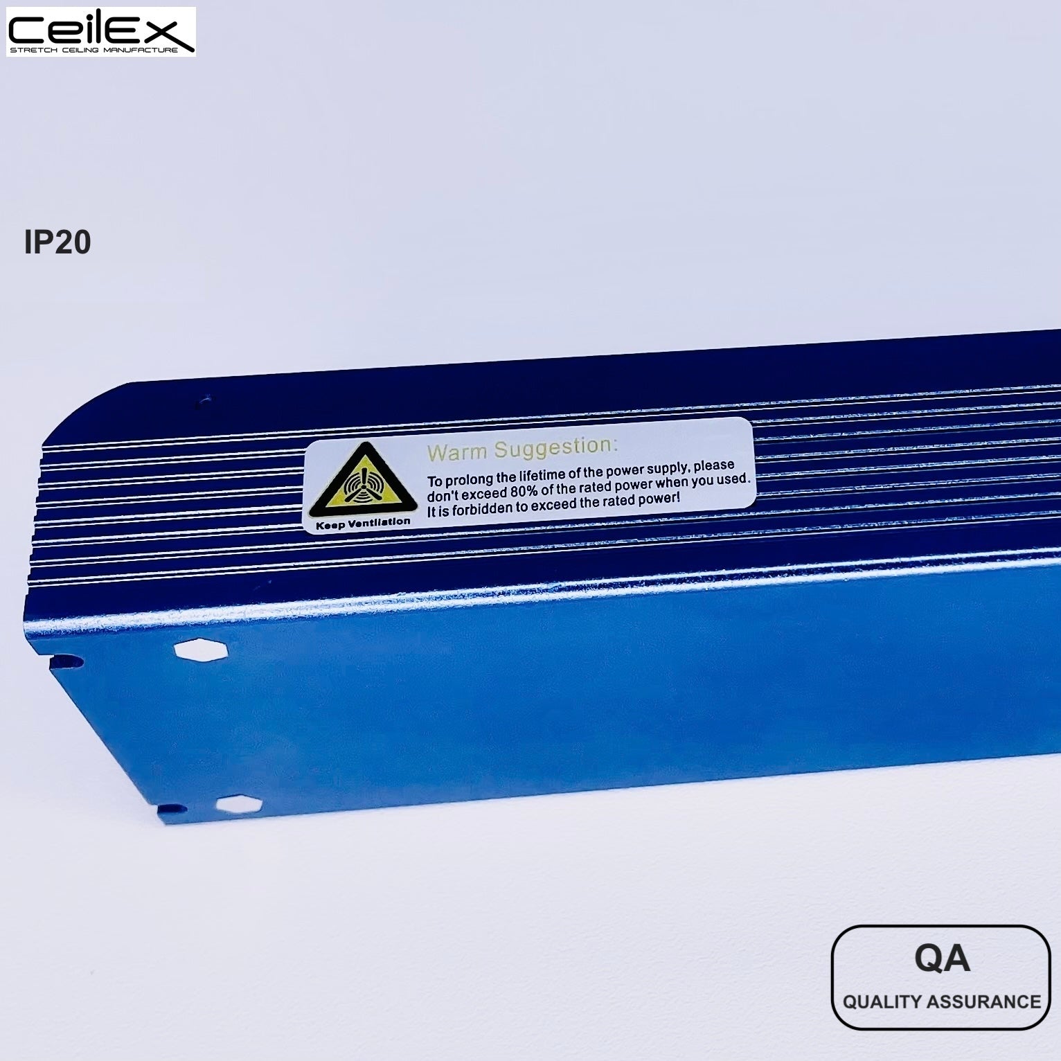 LED Driver 24V 500W IP20 UL Listed, Transformer for LED Lights, LED Power Supply 100-130 VAC 50/60Hz