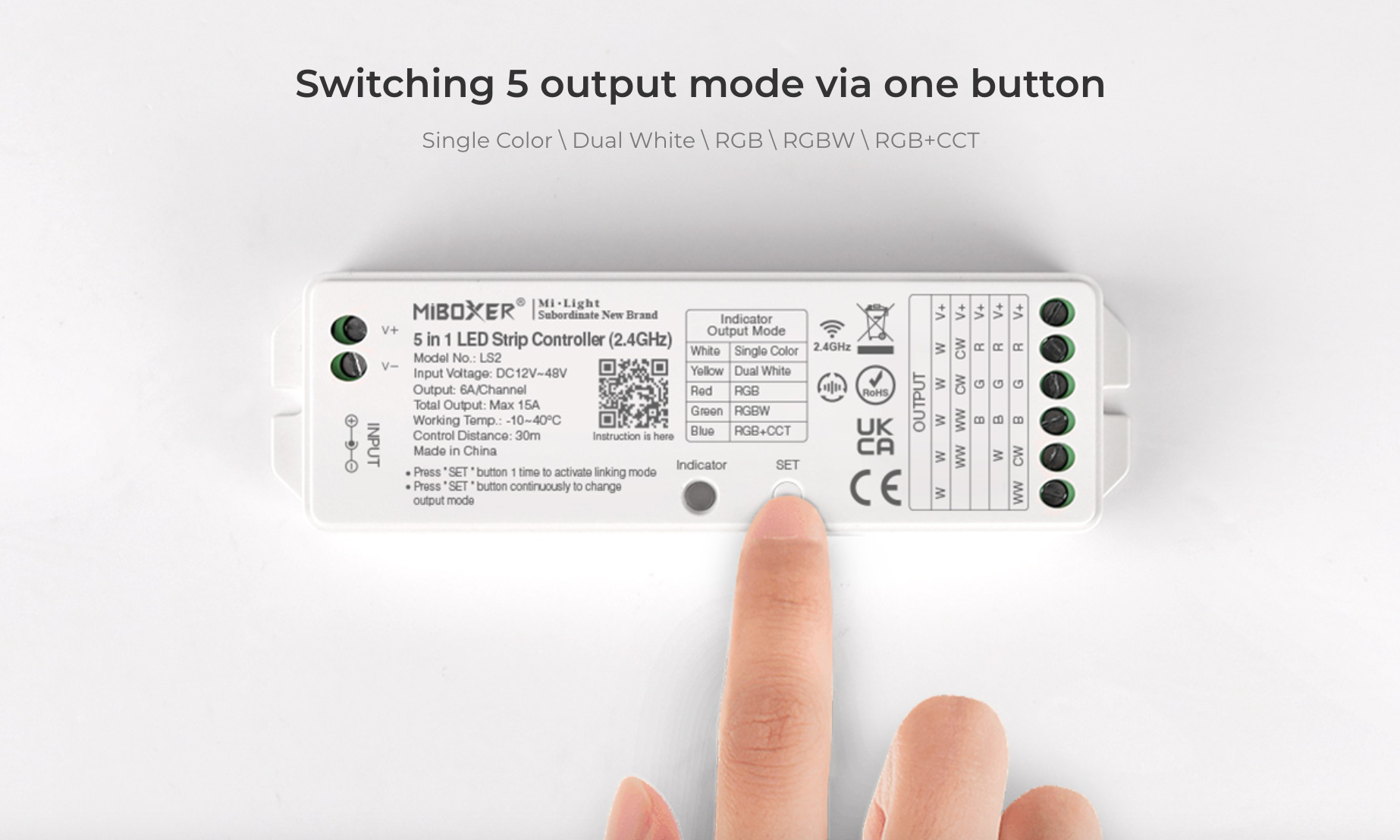 LS2 - 5 in 1 LED Strip Controller (2.4GHz)