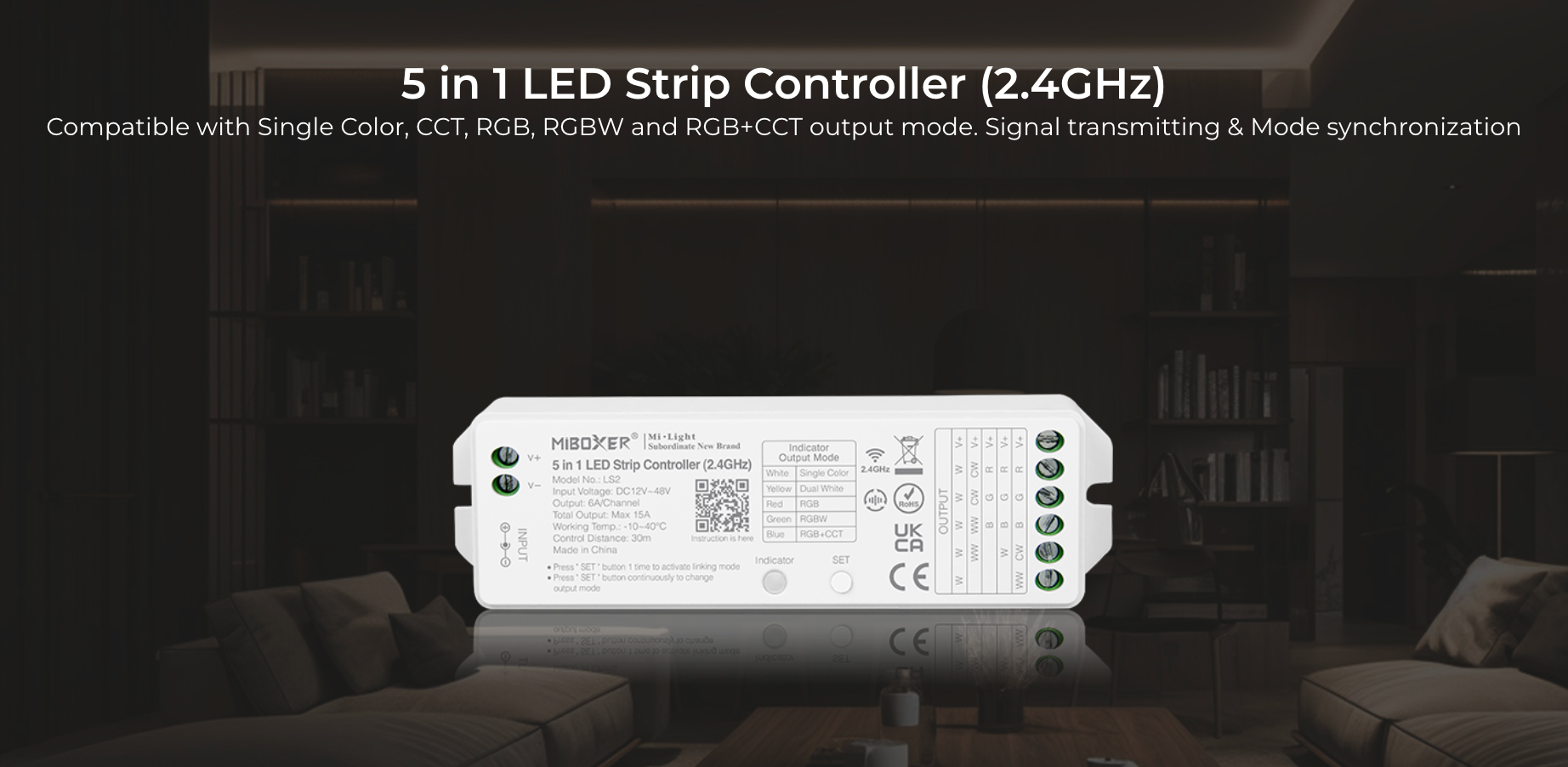 LS2 - 5 in 1 LED Strip Controller (2.4GHz)