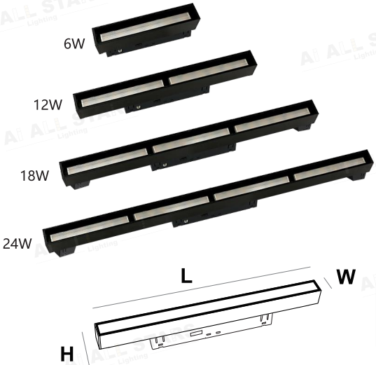 AS-K20-328-18H - 18W Black Magnetic Diffuser Light (Zigbee + 3CCT)