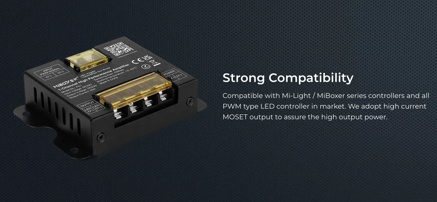PA1 - 1-Channel High Performance Amplifier