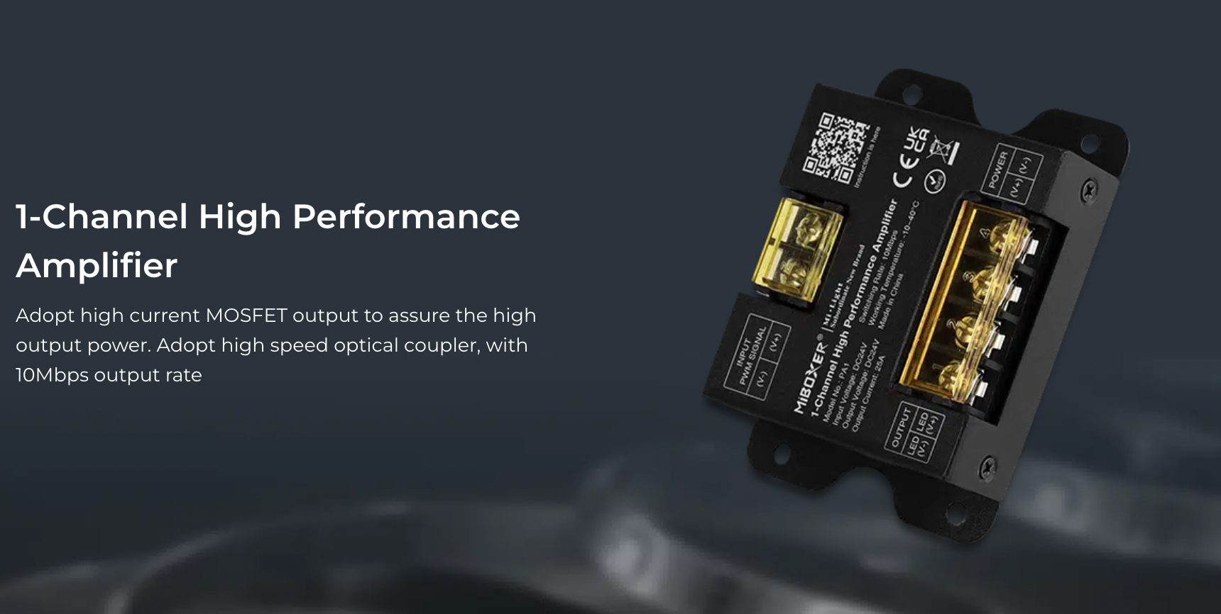 PA1 - 1-Channel High Performance Amplifier