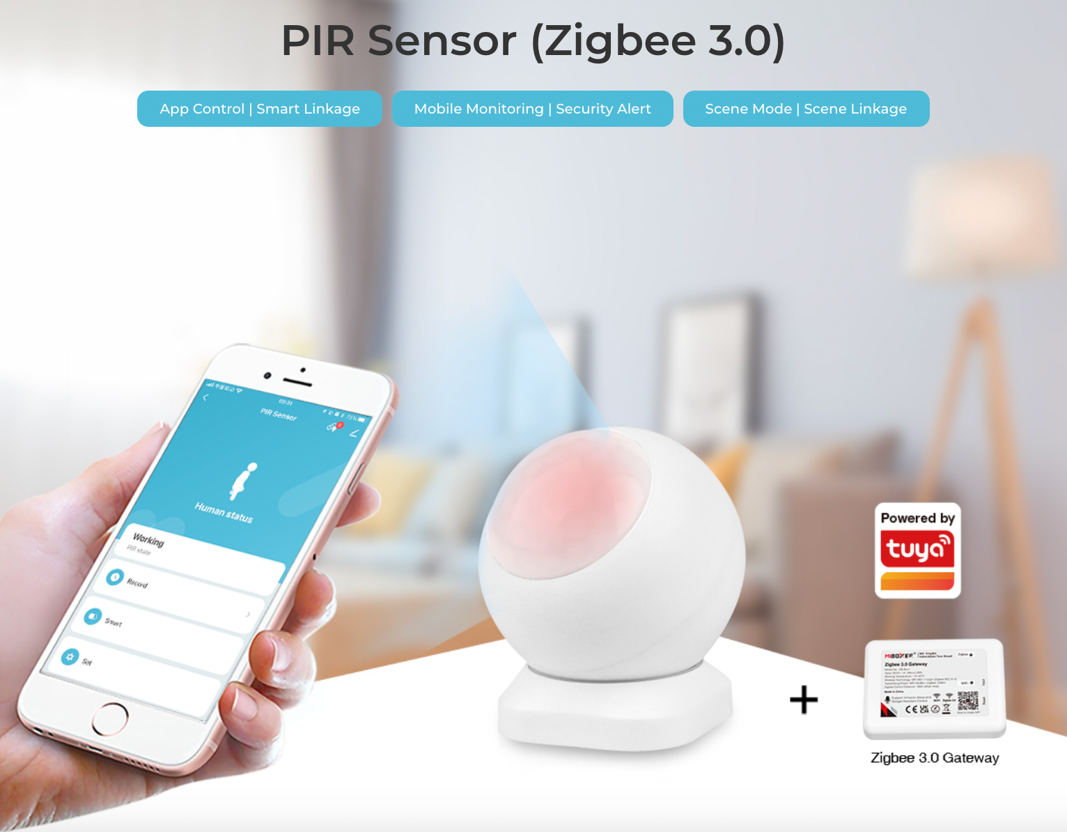PIR1-ZB - PIR Sensor (Zigbee 3.0)