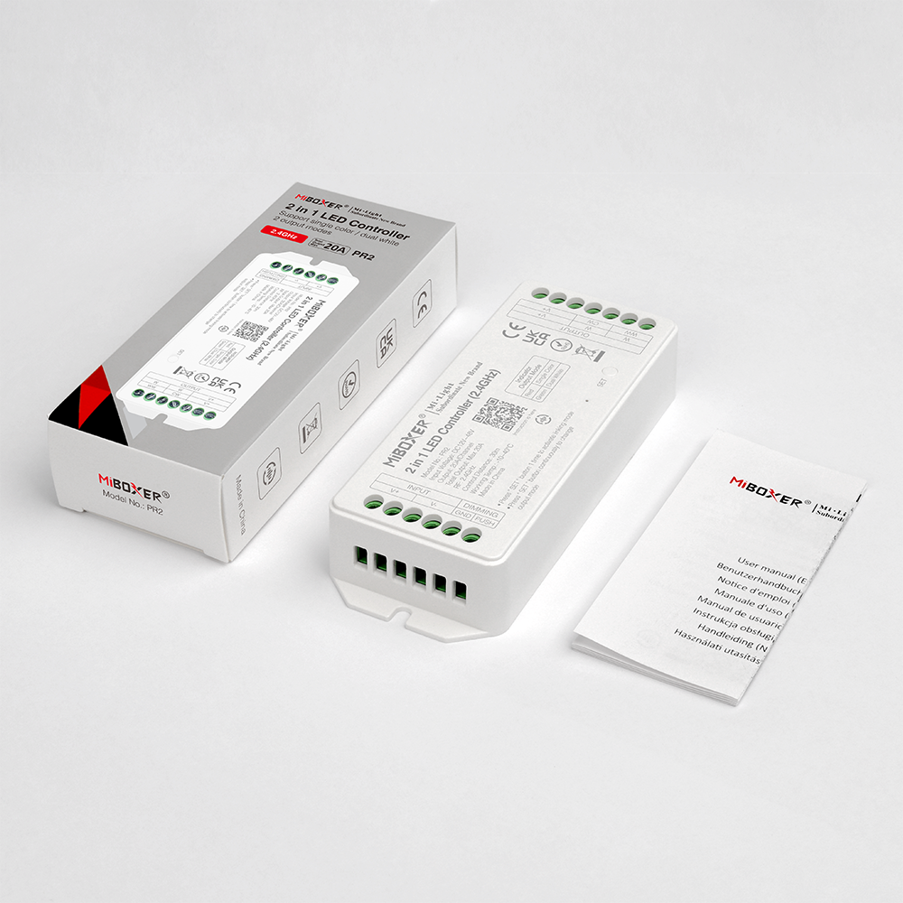 PR2 - 2 in 1 LED Controller (2.4GHz) Output Max 20A