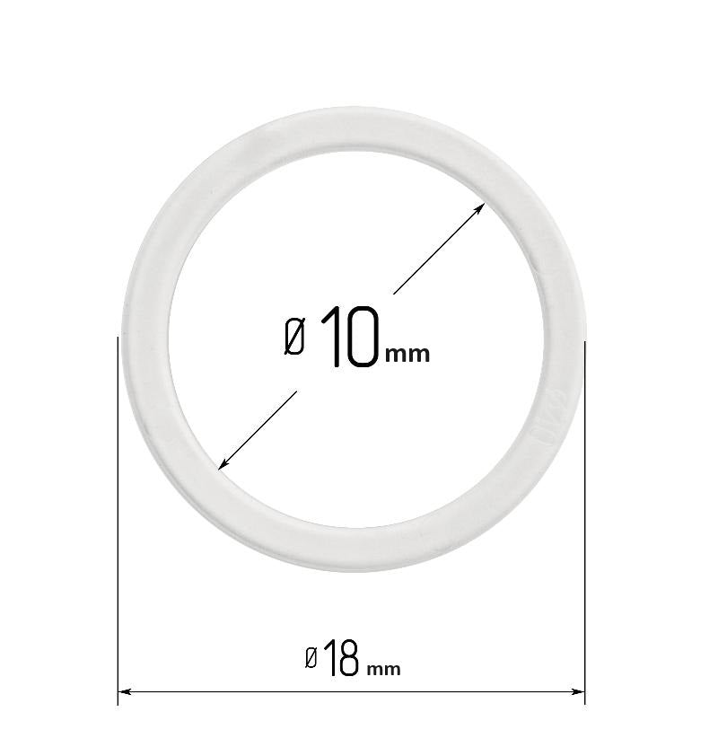 D0.62" (10 mm) Stretch Ceilings Reinforcement Circle Rings/Protective Thermal Rings for Spotlights Installation