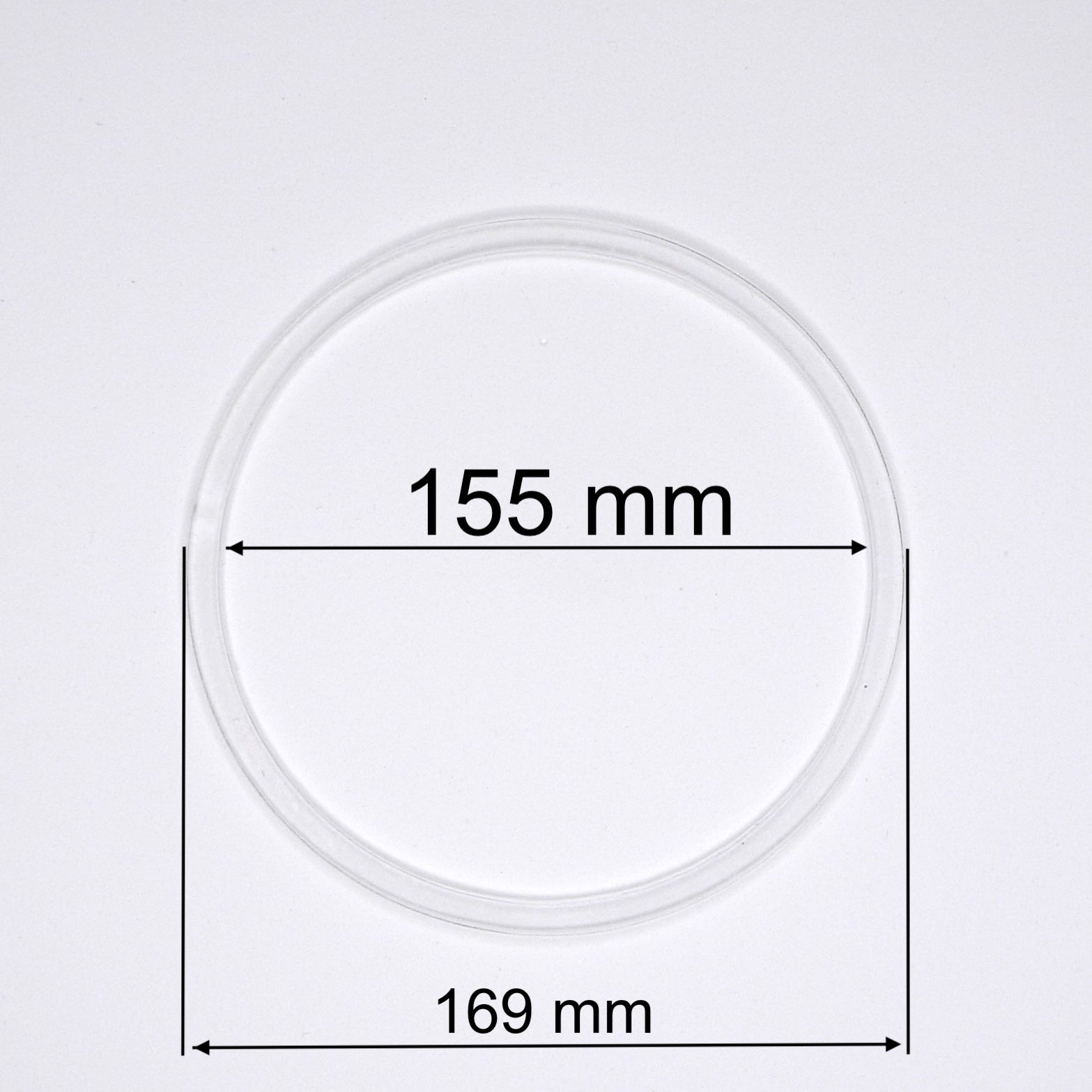 D6.25" (155 mm) Stretch Ceilings Reinforcement Circle Rings/Protective Thermal Rings for Spotlights Installation
