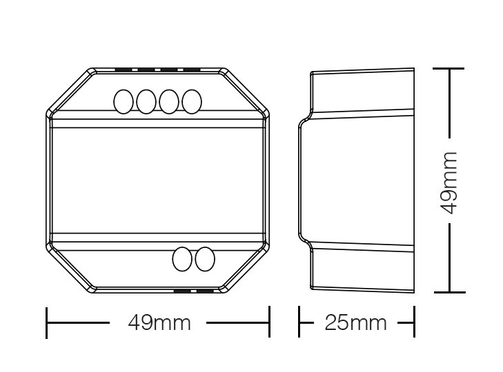 PUSH1-3 - 2.4GHz Wireless Dimming (3-Zone)
