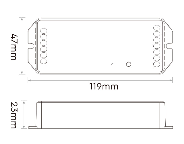 PZ5 - 5 in 1 LED Controller (Zigbee 3.0 + 2.4G) Output Max 20A