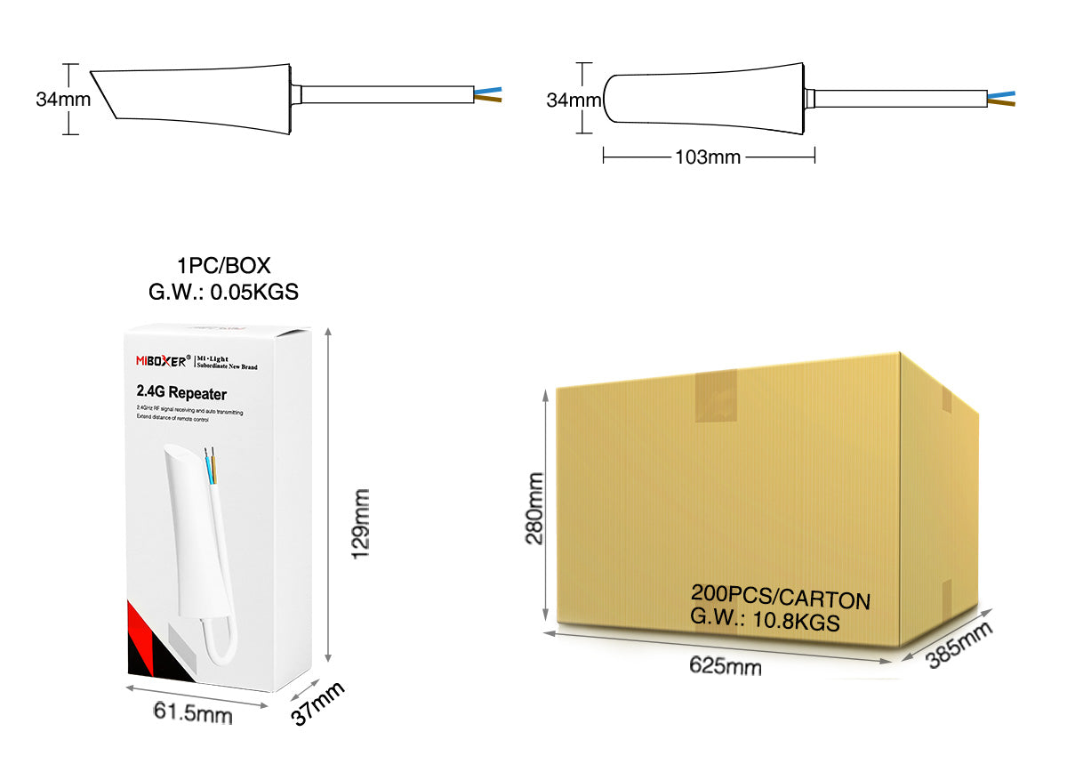 RP1 - 2.4G RF Repeater