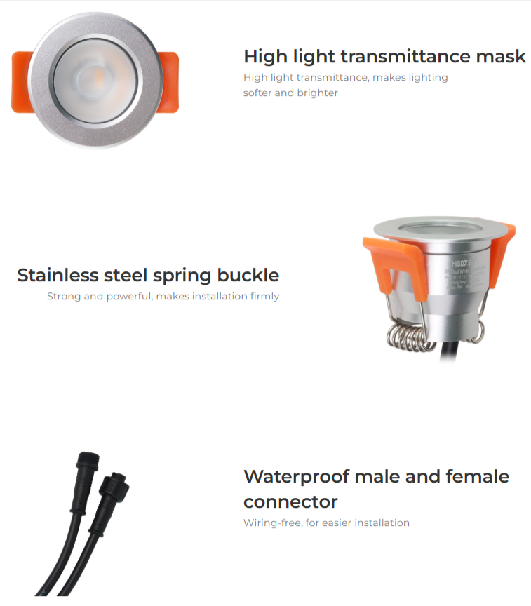 SL2-12 - 3W Dual White LED Spotlight