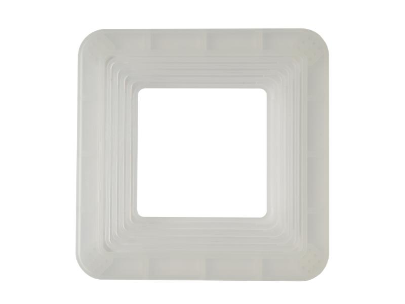 D90-140 mm Stretch Ceilings Universal Square Platforms for Spotlights Installation, Adjustable Holder Supporting Base