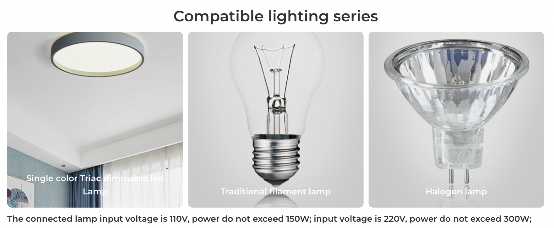 TRI-C1ZR - AC Triac Dimmer (Zigbee 3.0 + 2.4G + Push)