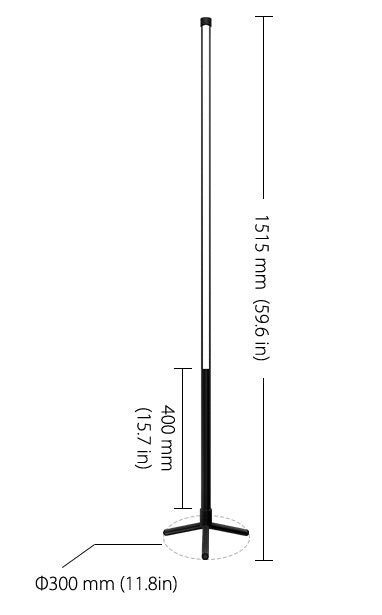 WL-FL5B - 12W RGB+CCT Floor Lamp (WiFi + 2.4G)