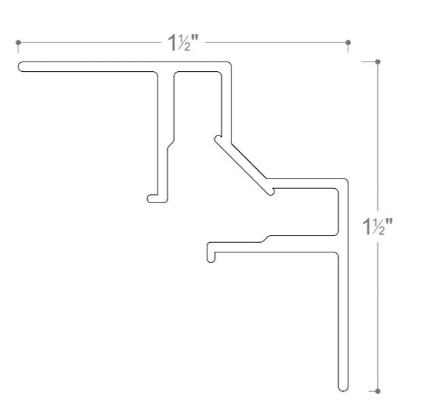 Separator Corner Profile (AP-261-W)