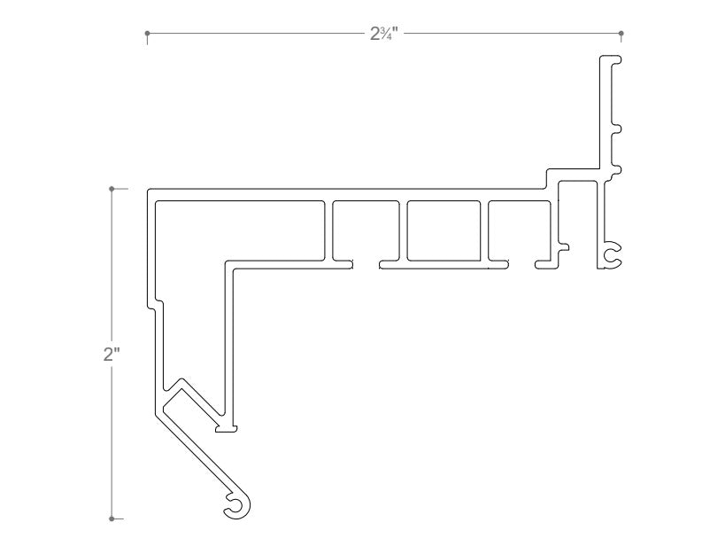Curtain Niche Profile (AP-265-W)