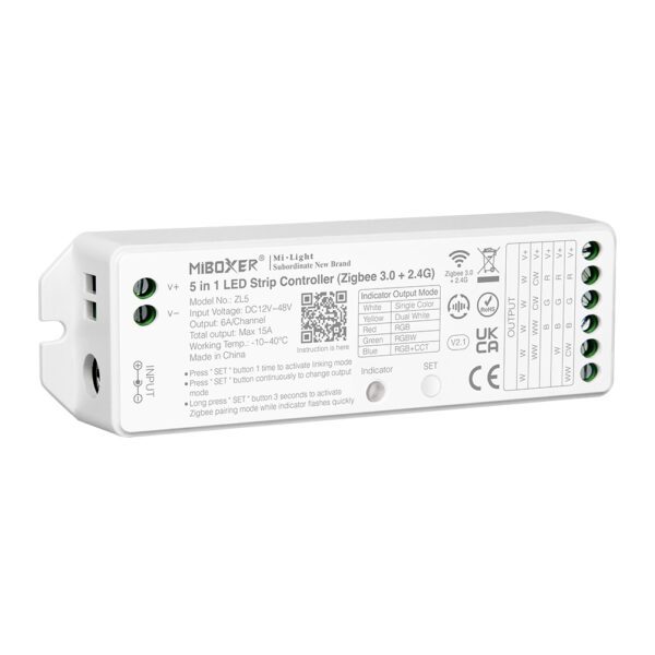 ZL5 - 5 in 1 LED Strip Controller (Zigbee 3.0 +2.4G)