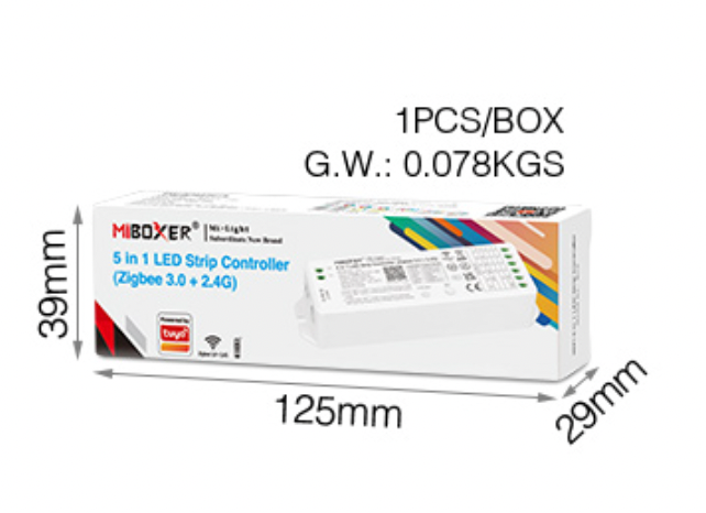 ZL5 - 5 in 1 LED Strip Controller (Zigbee 3.0 +2.4G)