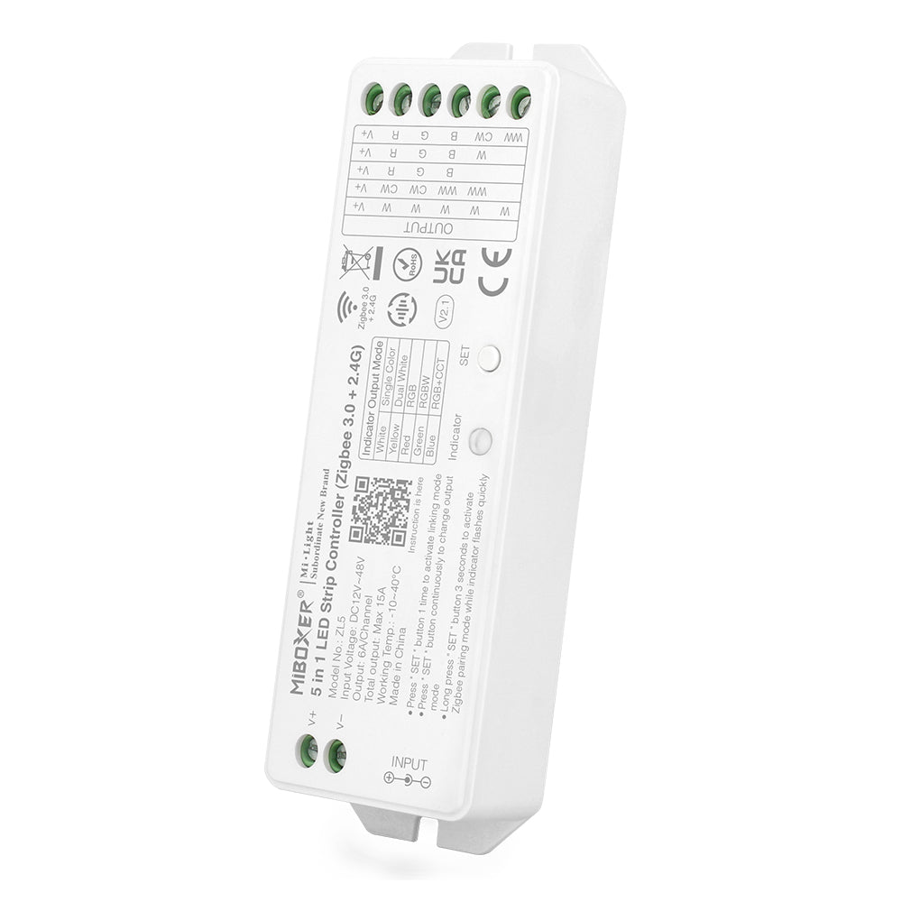 ZL5 - 5 in 1 LED Strip Controller (Zigbee 3.0 +2.4G)