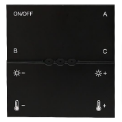 AS-ZB4 - Black Zigbee Remote Smart Switch