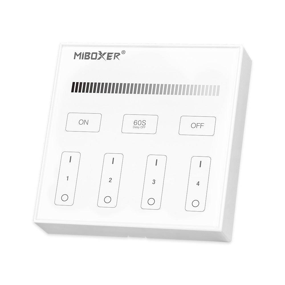 B1-W - 4-Zone Panel Remote (Brightness) White