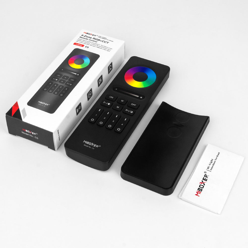 C5-B - 4-Zone RGB+CCT Remote (Black)