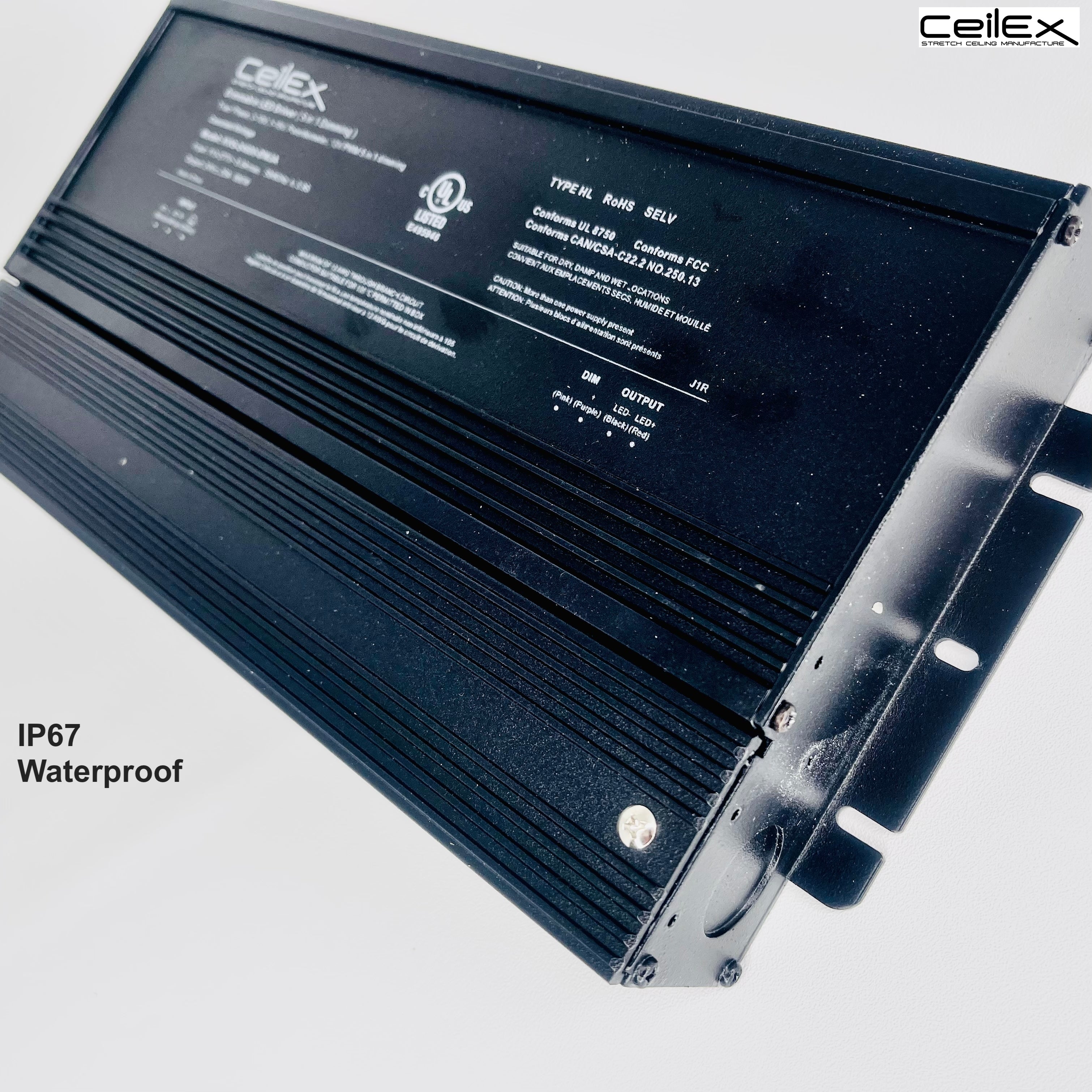 Triac Dimmable LED Driver 24V 600W IP67 UL Listed Compatible with Lutron Dimmer, Transformer for LED Lights, Dimmable Power Supply 5 in 1 Triac/0-10V/1-10V/Potentiometer/10V PWM