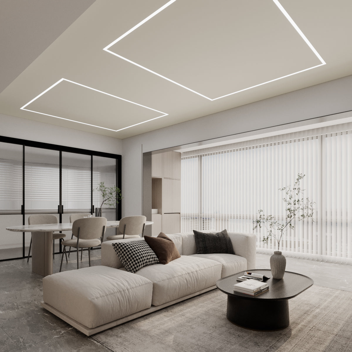 Ceiling & Wall Covering - Satin - 095 93 05 Crepe Silk White