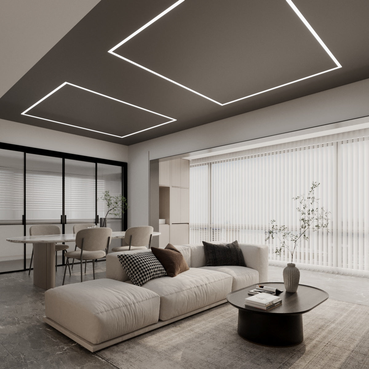 Ceiling & Wall Covering - Matte - 000 40 00 Dark Grey