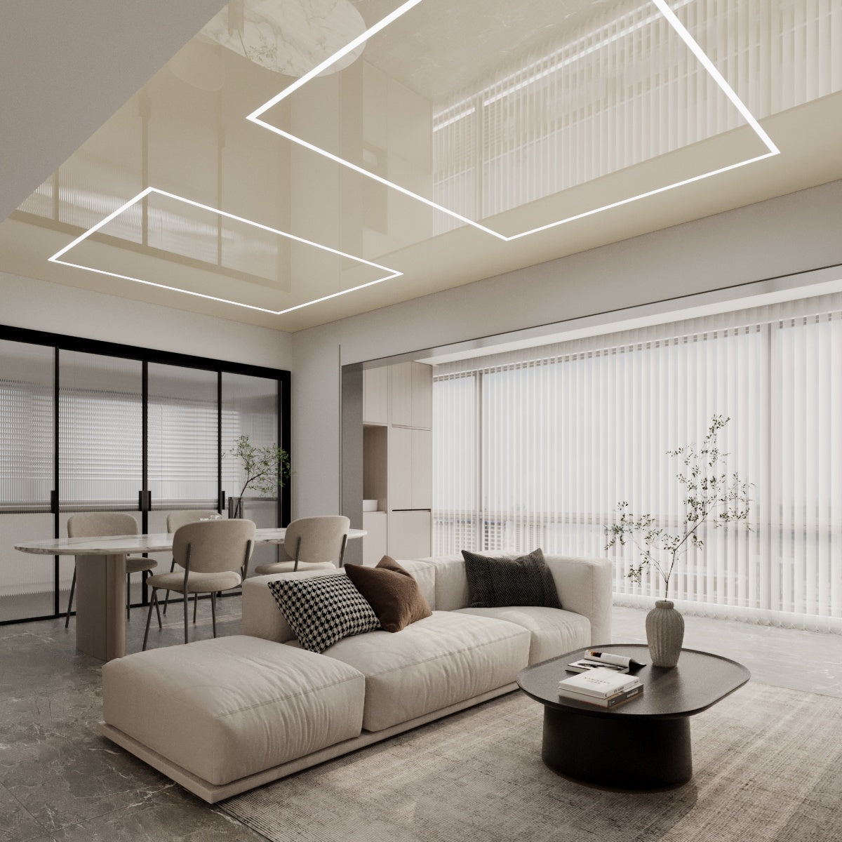 Ceiling & Wall Covering - Gloss - 095 90 10 Atlas White