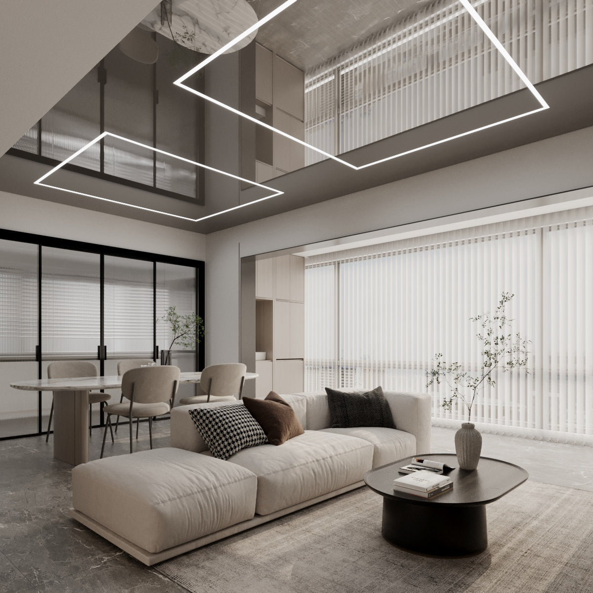 Ceiling & Wall Covering - Gloss - 000 40 00 Dark Grey