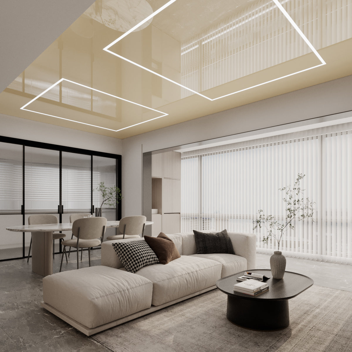 Ceiling & Wall Covering - Gloss - 080 90 20 Macadamia Beige
