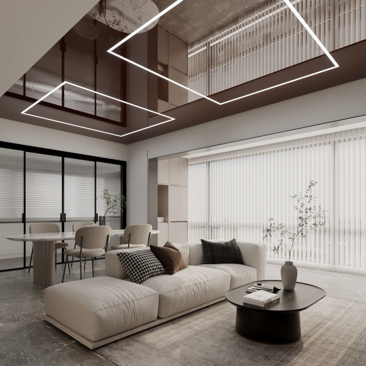 Ceiling & Wall Covering - Gloss - 050 20 16 Night Brown