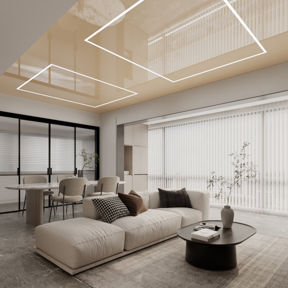 Ceiling & Wall Covering - Gloss - 070 85 20 Sandalwood Beige