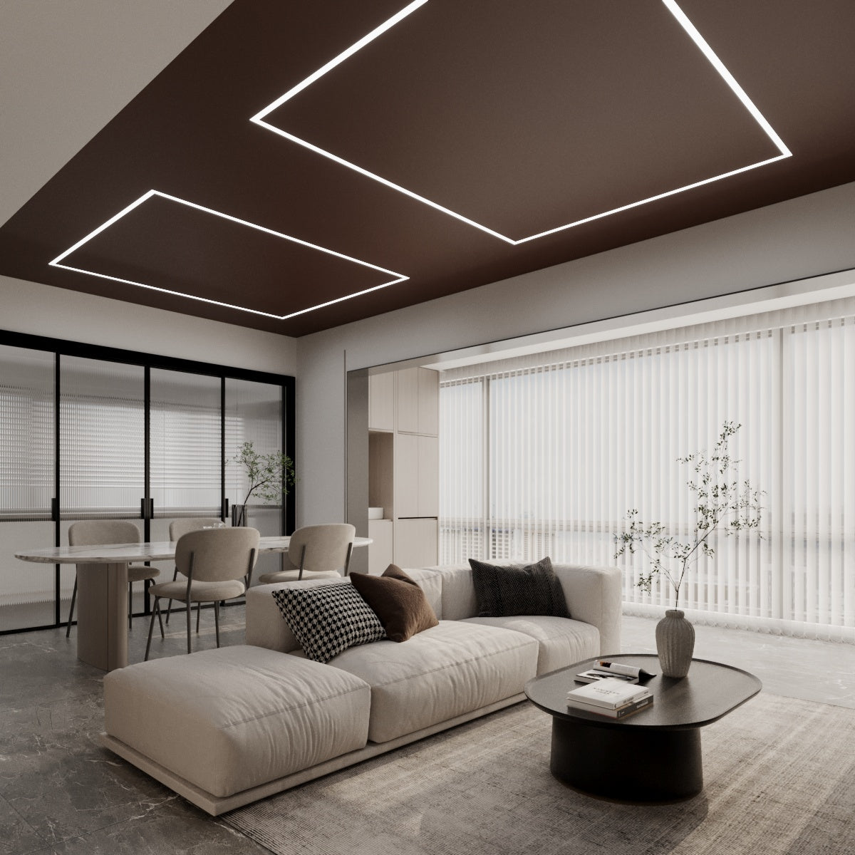 Ceiling & Wall Covering - Matte - 050 20 16 Night Brown