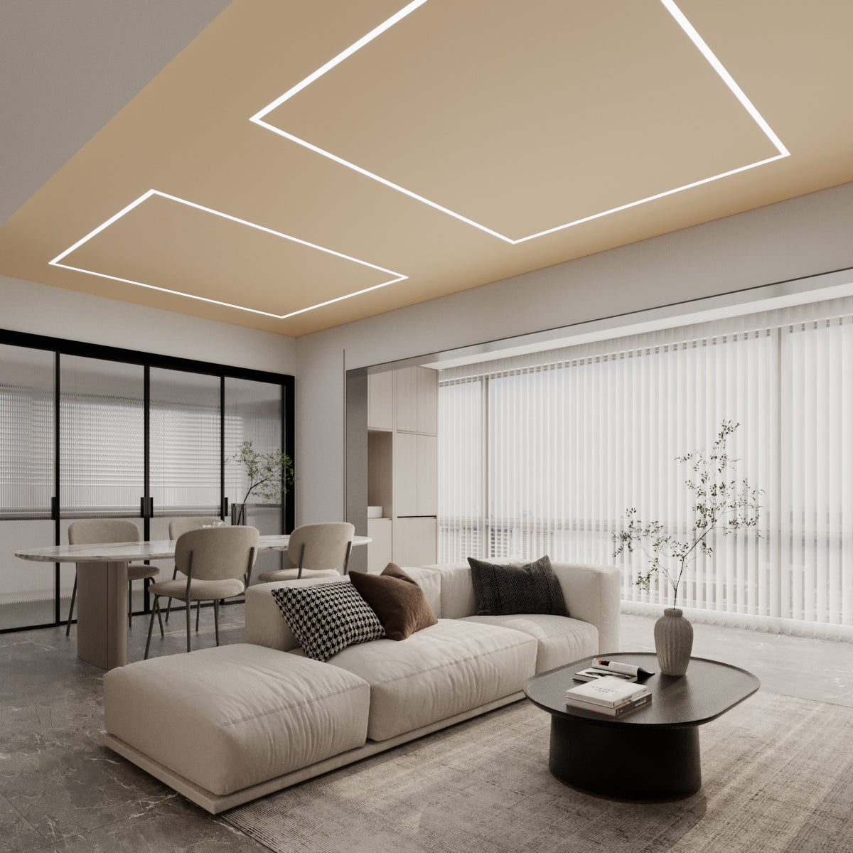 Ceiling & Wall Covering - Matte - 070 85 20 Sandalwood Beige